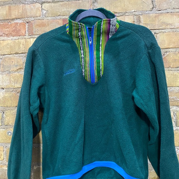 VINTAGE SEQUIL Quarter Zip Up Fleece - Picture 2 of 5